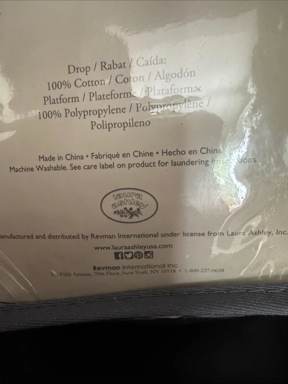 Laura Ashley Queen Bedskirt in white